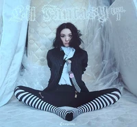 Chaeyoung Lil Fantasy Avocado Green - vinyl sleeve front